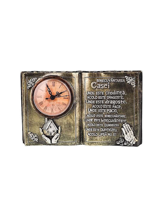 Velve Ceas De Masă Cu Indicatori Maro 1691HM