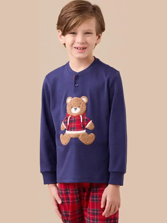 Noidinotte Kids' Pajamas Cotton Medieval Blue
