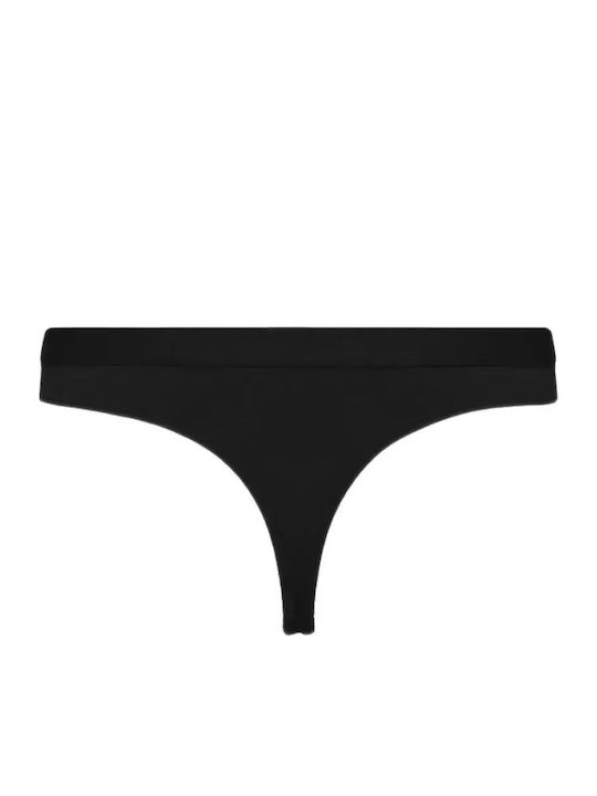 Βαμβακερά Γυναικεία String 3Pack Μαυρο