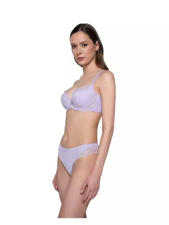 Melody Women's Brazil with Lace Lilac