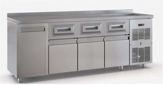Inox Dobros Ερμάριο με Ανοιγόμενες Πόρτες 225x60x87cm