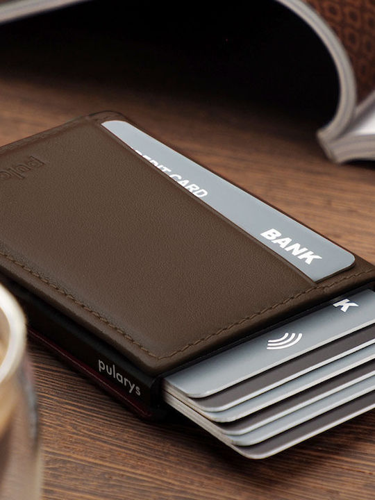 Leather Men's Wallet Classic Brown