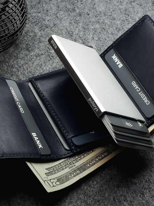 Men's Wallet Classic with RFID Blue