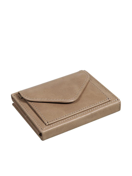 Leather Men's Wallet Classic with RFID Brown