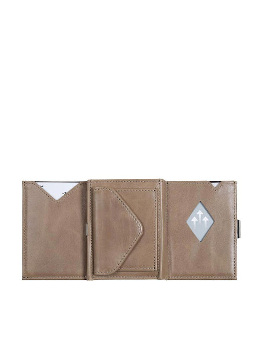 Leather Men's Wallet Classic with RFID Brown