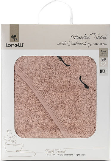 Lorelli Baby Bath Towel Bathrobe Hooded 90x90cm