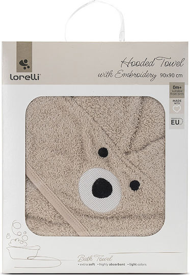 Lorelli Baby-Badetuch mit Kapuze 90x90cm