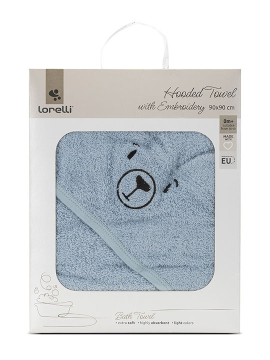 Lorelli Baby Bath Towel Bathrobe Hooded 90x90cm