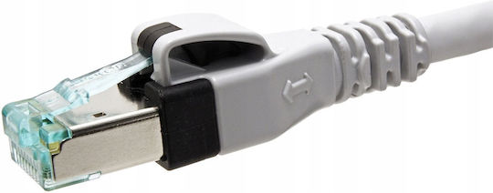 Easylan S/FTP Cat.6a Ethernet Network Cable 0.5m Gray 1pcs