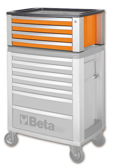 Beta Metal Căruță cu 4 Sertare C39T