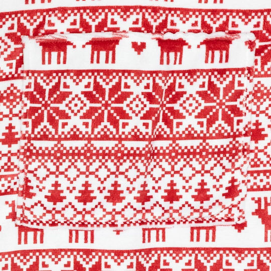 Fééric Lights and Christmas Pătură Cu Mâneci 85x118cm Roșu