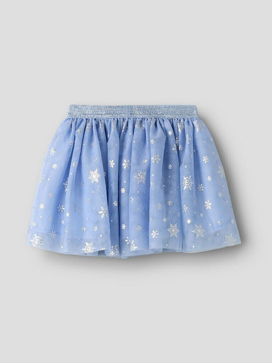 Fustă pentru Copii din Tulle Albastru Deschis