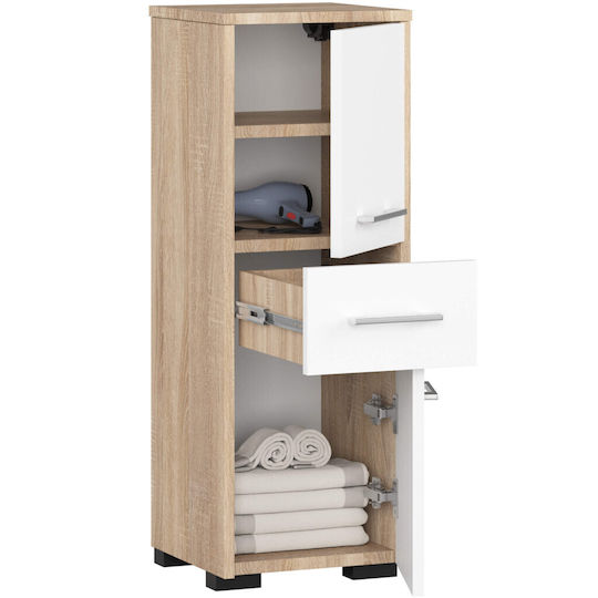 Akord Furniture Factory Coloană de Baie de Pardoseală M30xA30xÎ85cm Sonoma