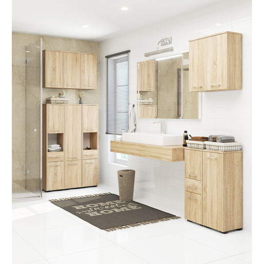 Akord Furniture Factory Stâlp De Baie De Pardoseală M30xA30xÎ140cm Sonoma