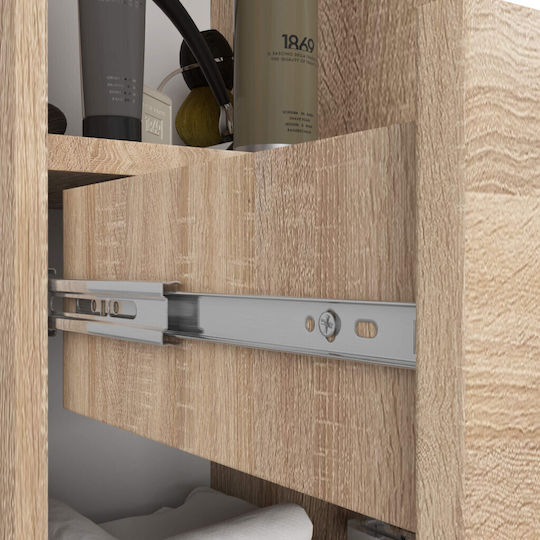 Akord Furniture Factory Stâlp De Baie De Pardoseală M30xA30xÎ140cm Sonoma