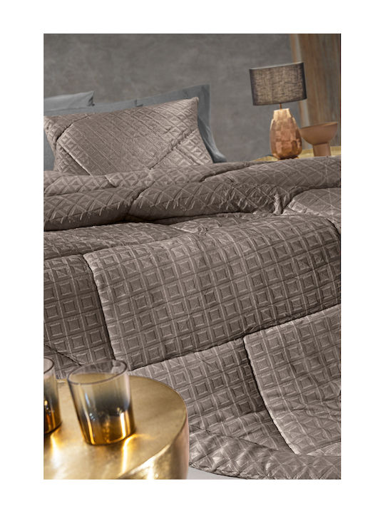 Guy Laroche Duvet Cover Queen 220x240cm Profile Cocoa 530 GSMGsm