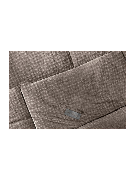 Guy Laroche Duvet Cover Single 160x240cm Profile Cocoa 530 GSMGsm