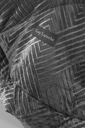 Guy Laroche Duvet Cover Semi-double 180x240cm York Anthracite 530 GSMGsm