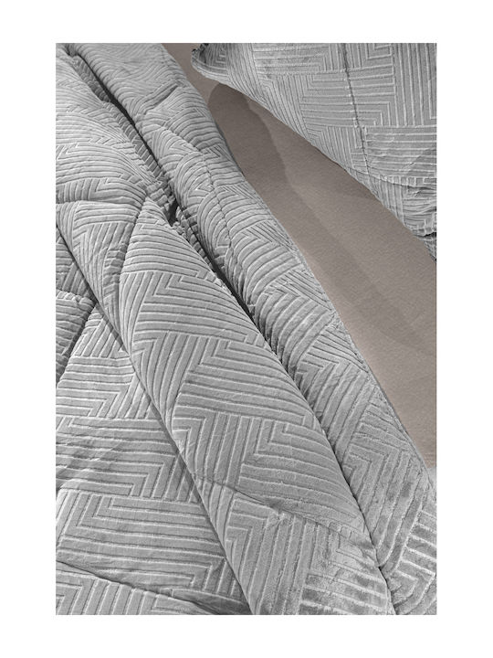 Guy Laroche Bettbezug Einzelbett 160x240cm York Silver 530 GSMGsm
