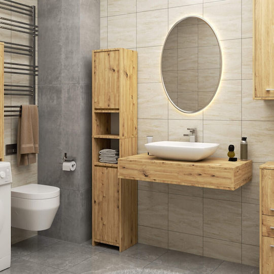 Akord Furniture Factory Cabinet de baie L30xA30xÎ85cm Stejar