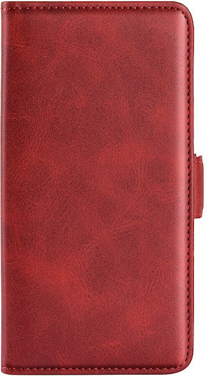 Double Buckle Wallet Roșu (Oppo Reno14F)