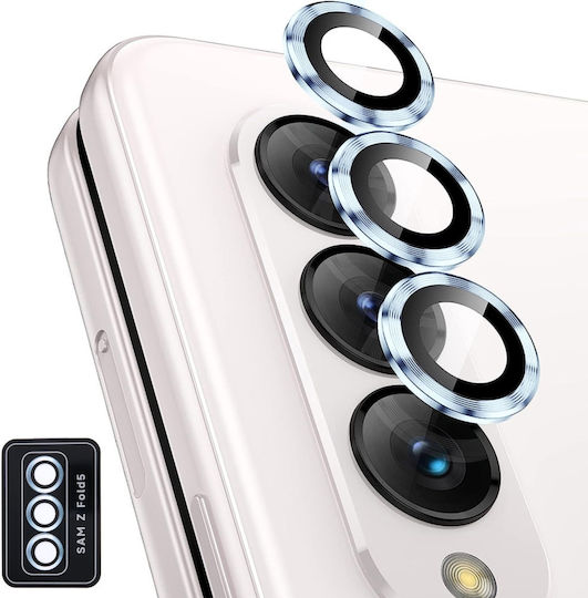 Protecție Cameră Cadru metalic Blue pentru Samsung Galaxy Z Fold5 5G