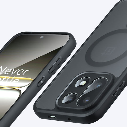 Techsuit Purefrost Umschlag Rückseite Silikon Schwarz (Oneplus 15 - Techsuit)