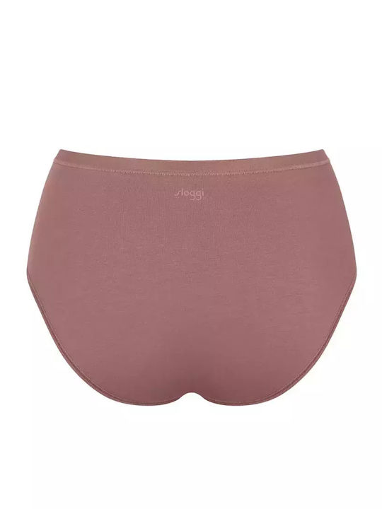 Βαμβακερά Γυναικεία Slip 3Pack Κακάο