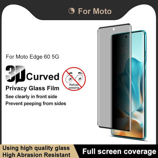 Imak Поверителност Закалено стъкло за цялото лице Черен (Motorola Edge 60 Pro)