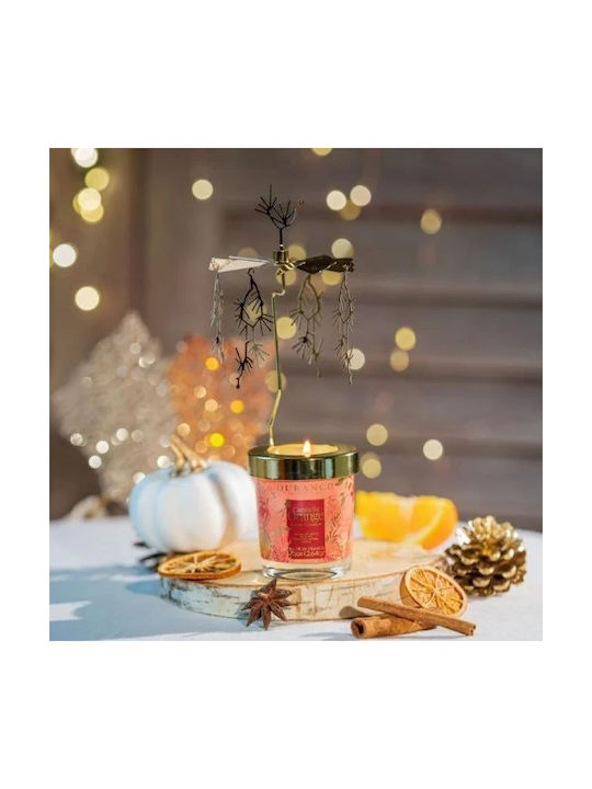 Durance Candle Orange Cinnamon-noel 2024 Carousel Aromatic Candle Orange Cinnamon 75 Gr