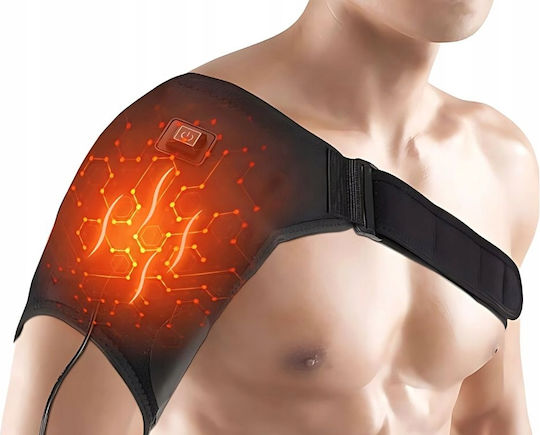 Verk Group Belt Massage for the Waist with Heating Function Black
