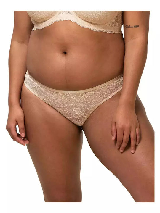 Amourette Charm Γυναικείο Brazil με Δαντέλα Μπεζ