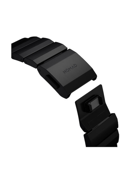 Nomad Titanium V2 Grade 5 Metal Bracelet Band Apple Watch Series 42mm-44mm-45mm-49mm Ultra 1/2 Black Hardware Nm014834858