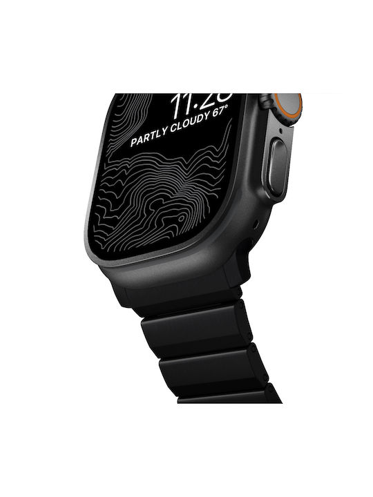Nomad Titanium V2 Grade 5 Metal Bracelet Band Apple Watch Series 42mm-44mm-45mm-49mm Ultra 1/2 Black Hardware Nm014834858