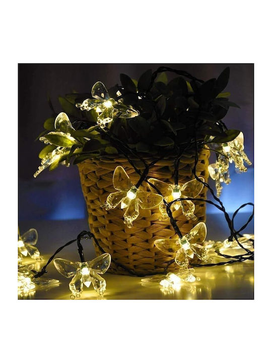 Lights LED 20m. Warm White Solar in String 1pcs