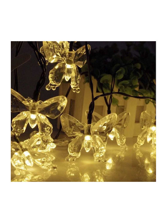 Lights LED 20m. Warm White Solar in String 1pcs