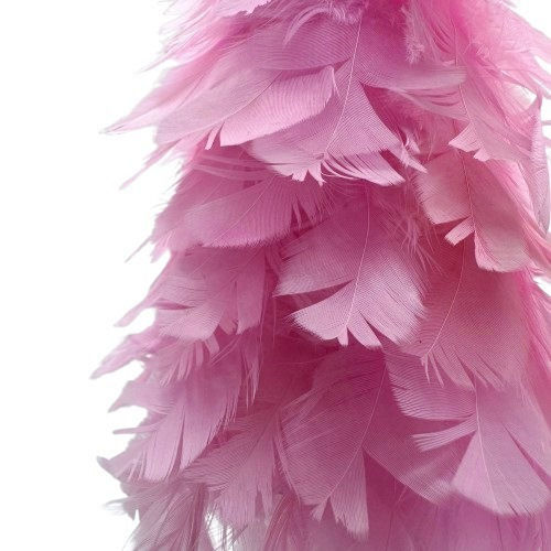 Christmas Decorative Wood Tree 33cm Pink