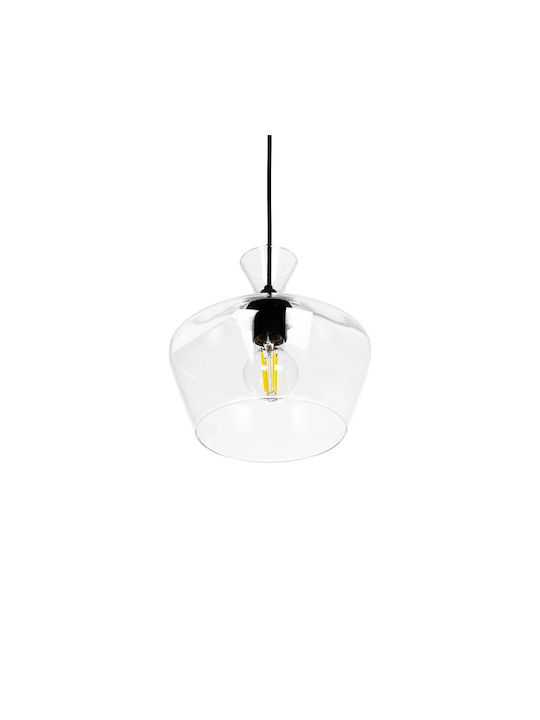 GloboStar Bohemia Висящо Осветително Тяло Прозрачен с Цокъл E27 22x22x22см.