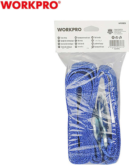 WorkPro Autoabschleppmittel mit Zugfestigkeit bis zu 5 Tonnen in Blau Farbe