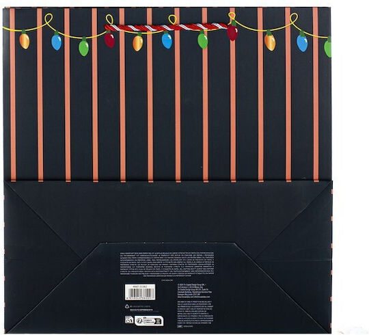 Tri-Coastal Design Stripes Santa Χριστουγεννιάτικη Τσάντα για Δώρο