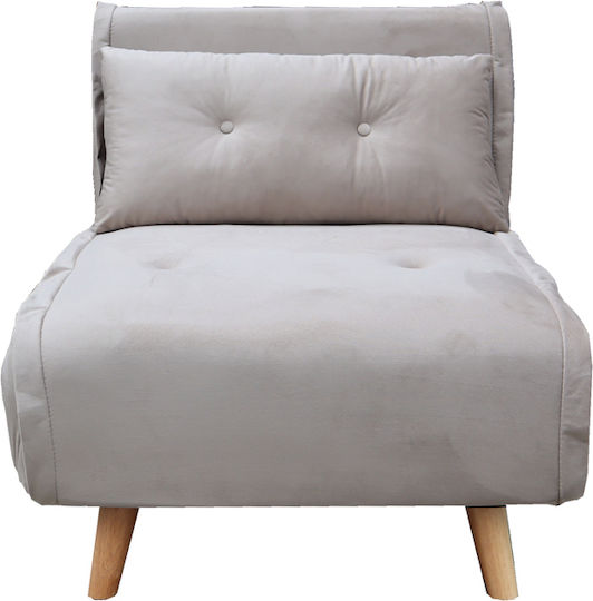 Josuane Armchair Bed Grey Shade 78x80x81cm
