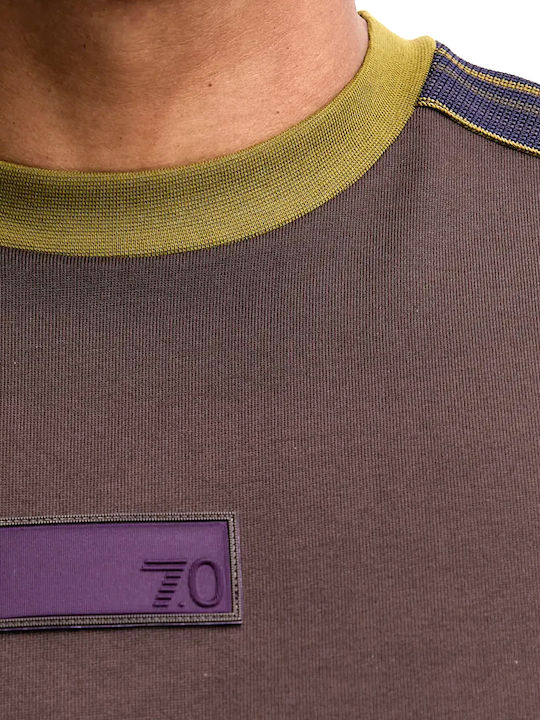 Γυναικείο T-shirt Καφέ, Μωβ, Πράσινο