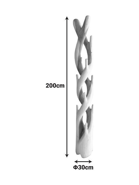 Pakketo Joint Cuiere de podea Lemn Bej 30x30x200cm