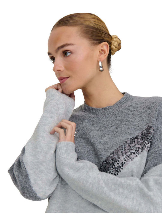 Women's Long Sleeve Sweater Gray