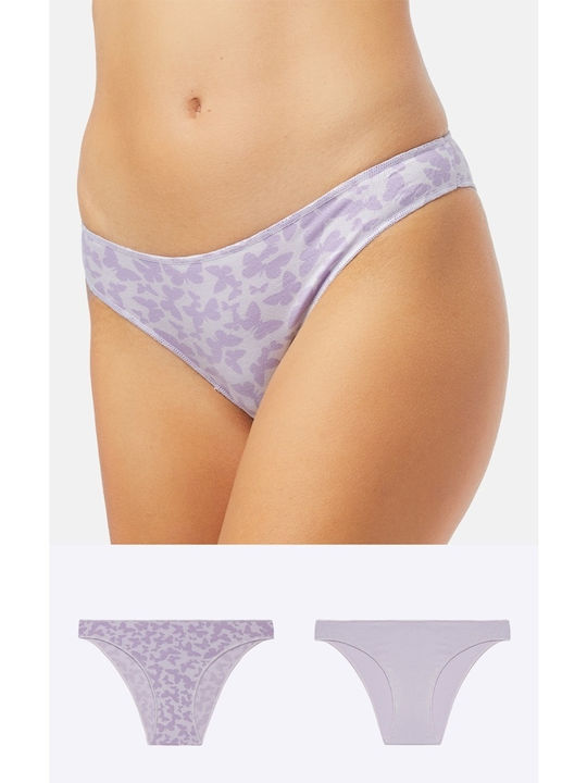Fimelle Rio Women's Slip 2Pack Lilac