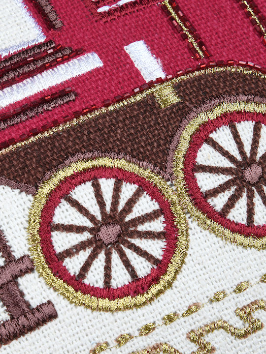 Christmas Decorative Pillow 40x60 S-f Klaus Rouge C3d831001 35x55