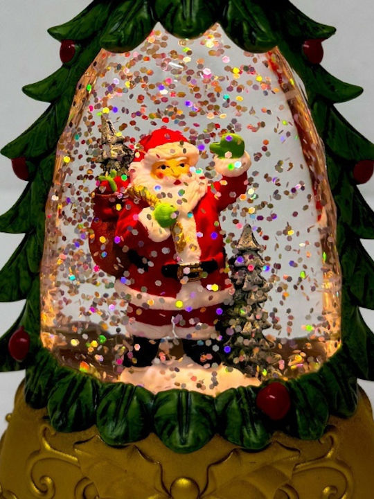 Ornament de Crăciun Cadou Luminat cu Brazi Baterie 9x15cm 1buc