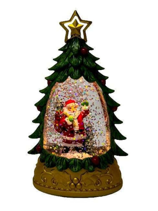 Ornament de Crăciun Cadou Luminat cu Brazi Baterie 9x15cm 1buc