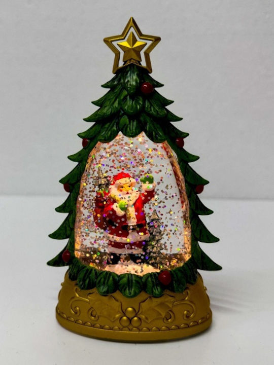 Ornament de Crăciun Cadou Luminat cu Brazi Baterie 9x15cm 1buc