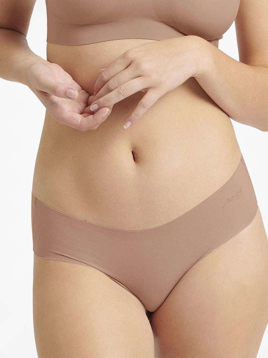 Zero Modal 2.0 Damen Slip 2Pack Nahtlos Beige